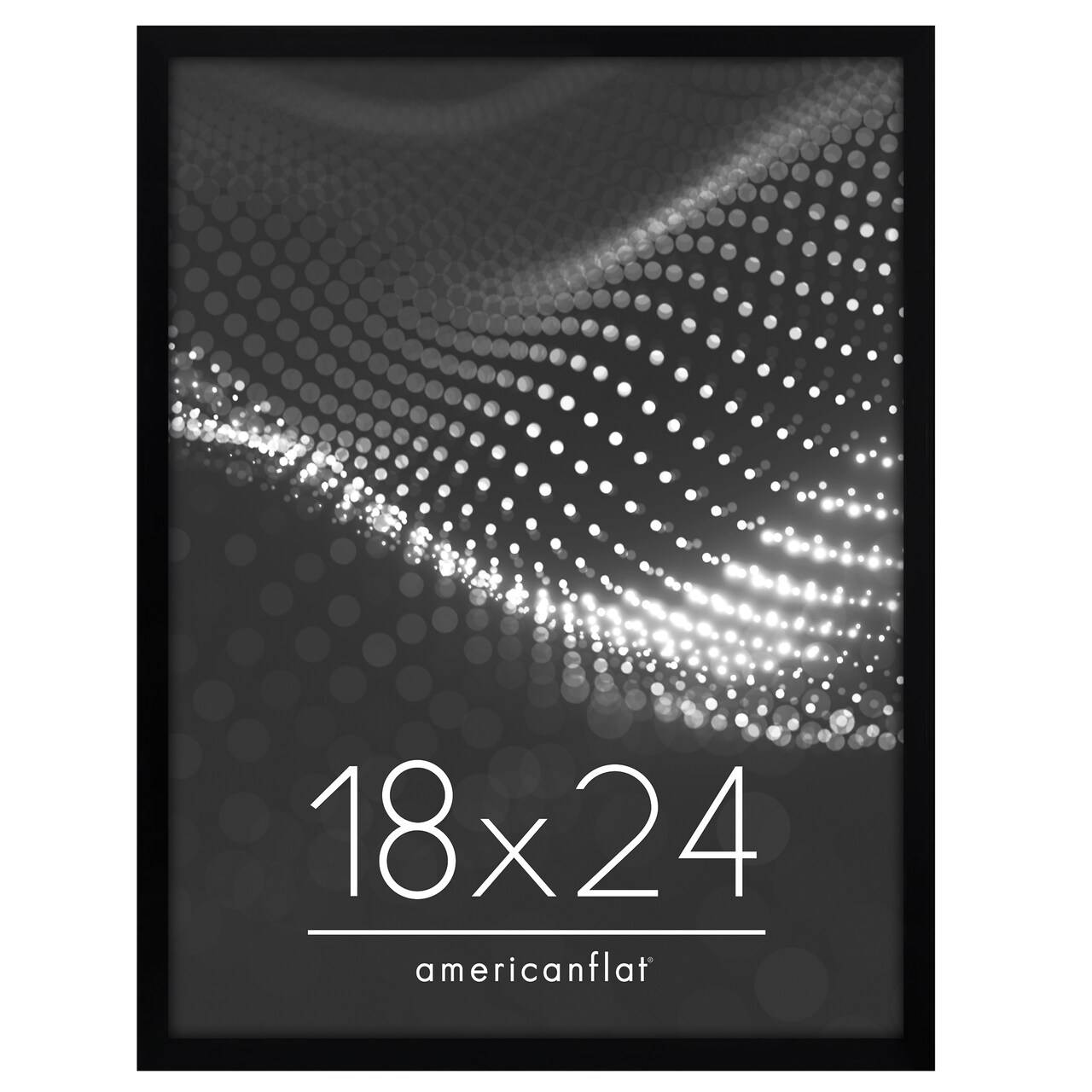 Americanflat Poster Frame - Perfect Frame for Photos and Artwork - Large Picture Frame - Polished Plexiglass - Hanging Hardware with Horizontal and Vertical Display